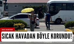 Sıcaklık arttı, kendilerine çözüm yolu ürettiler!