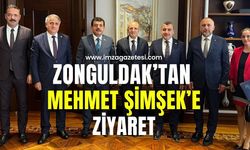 AK Parti Zonguldak Heyeti'nden Hazine ve Maliye Bakanı Mehmet Şimşek'e Ziyaret...