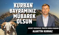 Alaattin Kurnaz Kurban Bayramı mesajı...