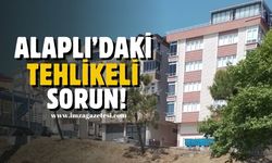 Alaplı'daki sorun tehlike saçıyor!