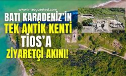 Batı Karadeniz'in tek antik kenti Tios'a ziyaretçi akını!