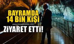 Bayramda 14 bin 351 kişi ziyaret etti!