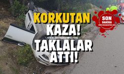 Korkutan Kaza: Otomobil Takla Attı, 3 Yaralı!