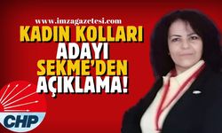 CHP Merkez İlçe Kadın Kolları Başkan Adayı Zehra Sekme'den önemli açıklama!