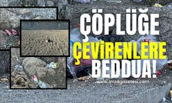 Plajı çöplüğe çevirenlere beddua ettiler!