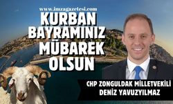 Chp Zonguldak Milletvekili Deniz Yavuzyılmaz Kurban Bayramı mesajı...