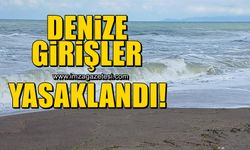 Denize girişler yasaklandı!