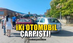 İki otomobil çarpıştı! 1 yaralı...