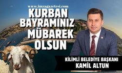 Kilimli Belediye Başkanı Kamil Altun Kurban Bayramı mesajı...