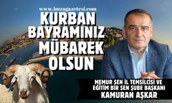 Kamuran Aşkar'ın Kurban Bayramı mesajı...