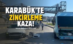 Karabük'te zincirleme trafik kazası!