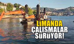 Limanda çalışmalar sürüyor