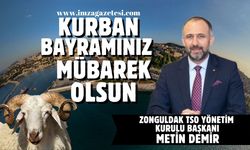 Metin Demir'in Kurban Bayramı mesajı...