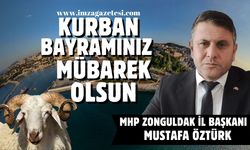 Mustafa Öztürk Kurban Bayramı mesajı...