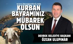 Devrek Belediye Başkanı Özcan Ulupınar Kurban Bayramı mesajı...