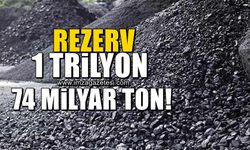 Rezerv 1 trilyon 74 milyar ton!