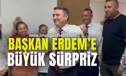 Başkan Tahsin Erdem'e Sıcak Bir Doğum Günü Sürprizi