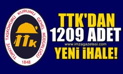 TTK’dan 1209 adet ihale!