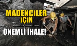 TTK’dan madenciler için önemli ihale!