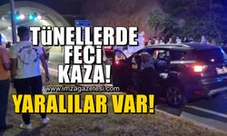 Tünellerde feci kaza! Yaralılar var...