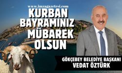 Gökçebey Belediye Başkanı Vedat Öztürk Kurban Bayramı mesajı...