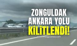 Gurbetçilerin Yollara Düştüğü Ankara-Zonguldak Yolunda Yoğunluk