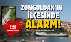 Zonguldak'ın ilçesinde alarm! Rengi değişti...