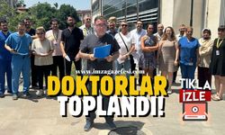 Doktorlar hayatlarını kaybeden mesai arkadaşları için toplandı!