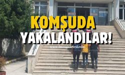 Yağmacılar komşuda enselendiler!