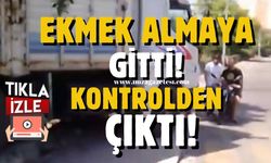 Kontrolden çıkan araç mahalleyi birbirine kattı!