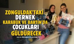 Zonguldak'taki dernek Karabük ve Bartın'daki çocukları bayramda güldürecek...