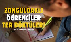 Zonguldaklı öğrenciler LGS’de ter döktü…