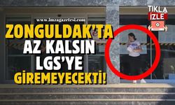 Zonguldak’ta LGS sınavına girecek öğrencinin heyecanlı bekleyişi!