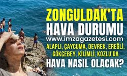 Zonguldak sıcaktan bunaldı! Hava düzelecek mi? (Alaplı, Çaycuma, Devrek, Ereğli, Gökçebey, Kilimli, Kozlu hava durumu)