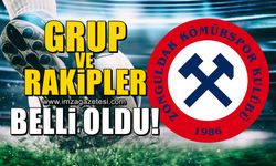 Zonguldak Kömürspor'un grubu ve rakipleri belli oldu!