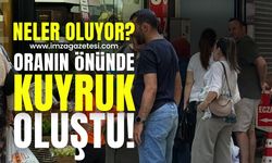 Zonguldak’ta oranın önünde kuyruk oluştu!