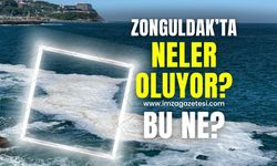 Zonguldak'ta Denizin Üzerini Kaplayan Beyaz Köpük: Merak Konusu Oldu