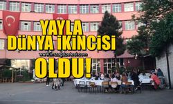Zonguldak Yayla Mesleki ve Teknik Anadolu Lisesi dünya ikincisi oldu!