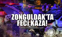 Zonguldak'ın Alaplı ilçesinde feci kaza!