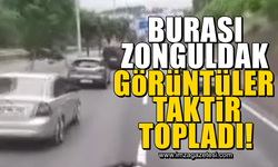 Zonguldak'ın ilçesinde itfaiye aracının önünün açıldığı anlar taktir topladı!