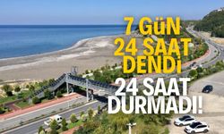 7/24 radar dendi 24 saat bile durmadı! Kozlu sahil yolu bildiğimiz gibi...