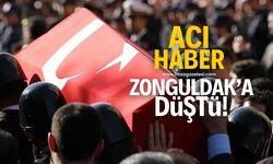 Acı haber Zonguldak'a düştü