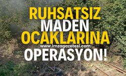 Zonguldak'ta Ruhsatsız Maden Ocağına Operasyon!