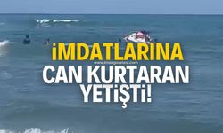 Boğulmak üzere olan vatandaşın imdadına can kurtaranlar yetişti!