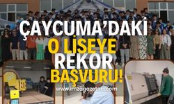 Çaycuma’daki Nuran-Celal Gülşen Mesleki Teknik Anadolu Lisesi’ne Rekor Başvuru!