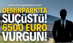 Demirpark'ta suçüstü! Altı bin beş yüz euroluk vurgun!