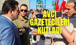 Milletvekili Avcı gazetecileri kutladı!