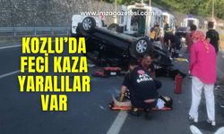 Kozlu’da feci kaza! Yaralılar var