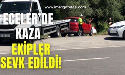 Eceler’de kaza! Ekipler sevk edildi