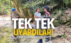 Zonguldak İl Jandarma Komutanlığı, 2 ilçede vatandaşı tek tek uyardı!